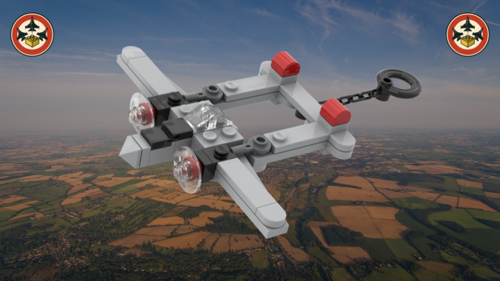Lego P-38 Keychain