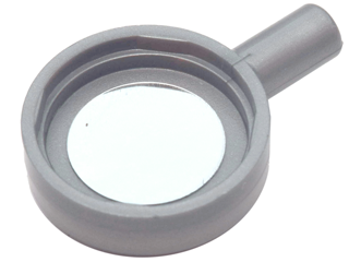 Lego Minifigure, Utensil Frying Pan with Silver Mirror Pattern (Sticker) - Set 41180
