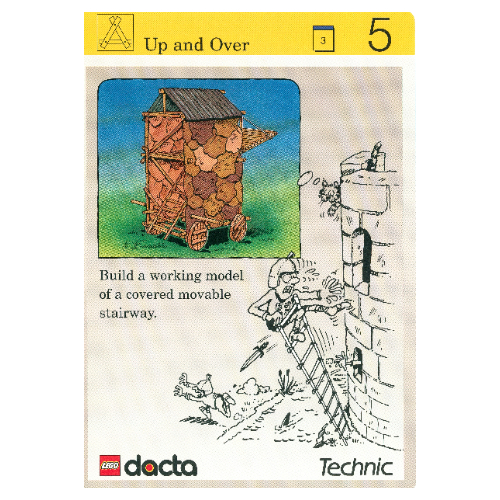 Lego Activity Card, Set 9603, Simulation 5 - Up and Over / [No Color/Any Color]