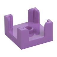 Lego Panel 2 x 2 x 1 Corner Posts with Centre Stud / Medium Lavender
