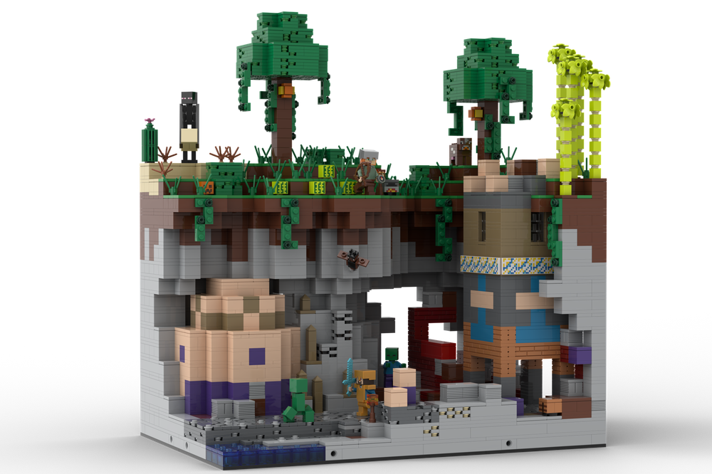 Lego Trail Ruins Display