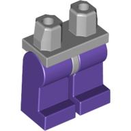 Lego Hips and Dark Purple Legs / Light Bluish Gray