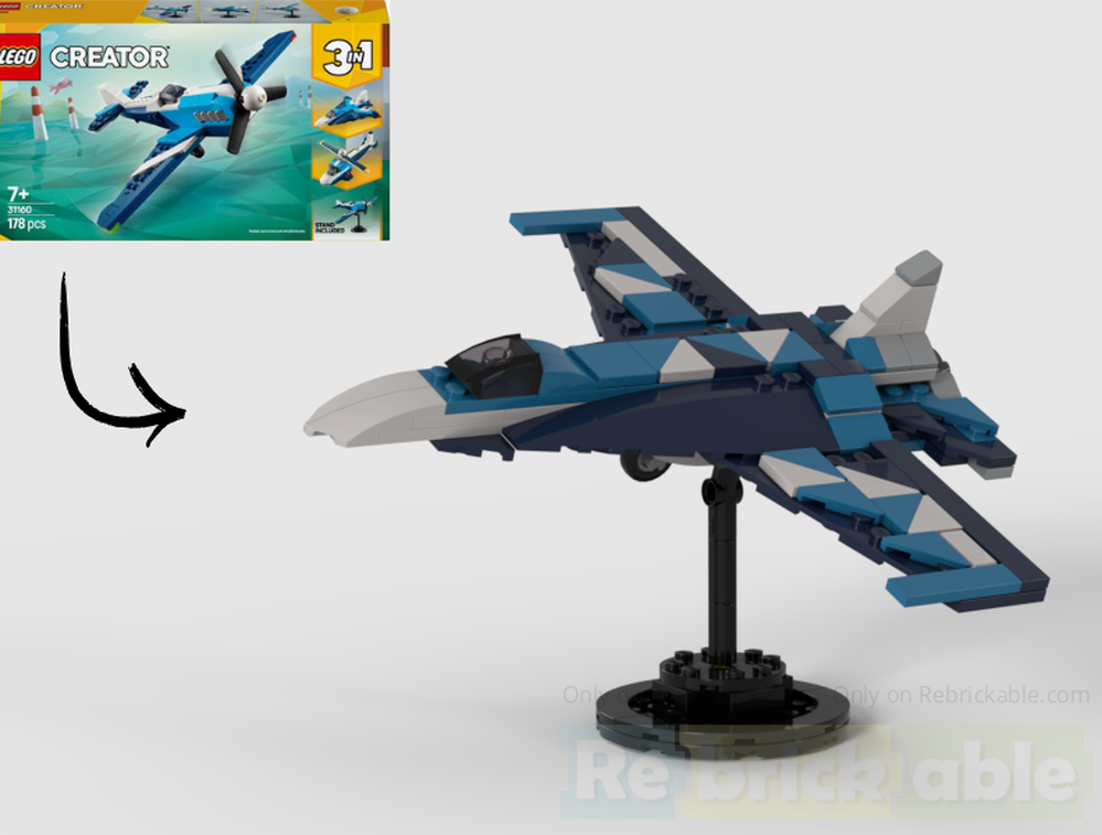 Lego 31160 F-16 Fighting Falcon