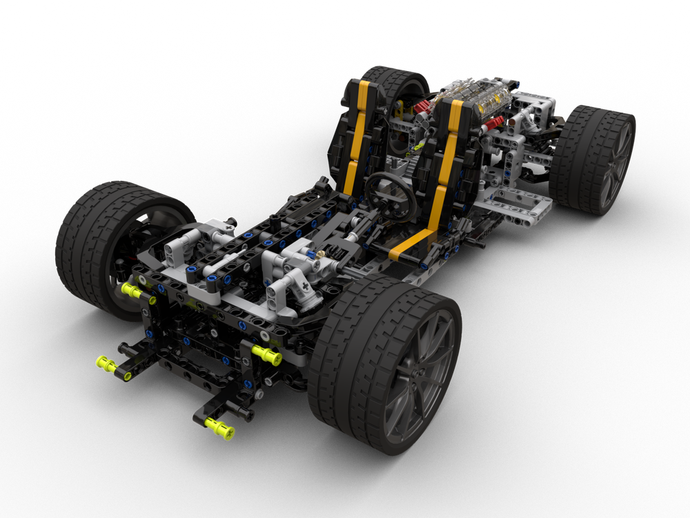 Lego 1:8 McLaren 720s - Chassis