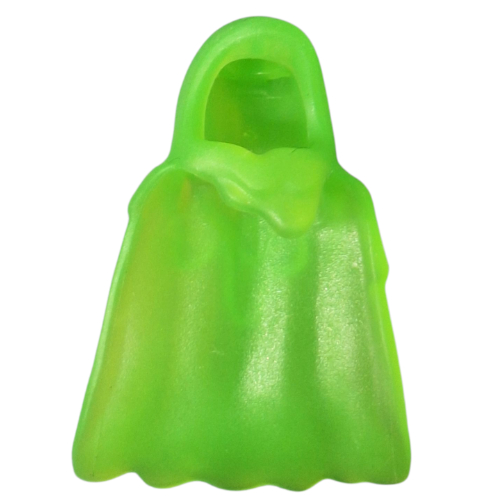 Lego Hood with Cape / Trans-Bright Green