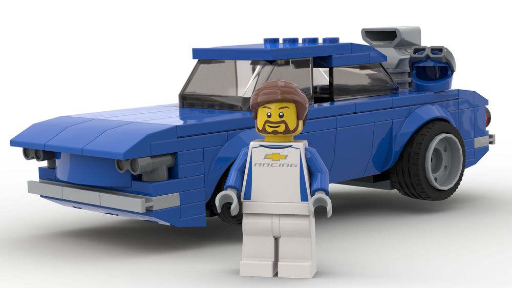 Lego 1960s Chevrolet Corvair Drag Car