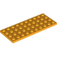 Lego Plate 4 x 10 / Bright Light Orange