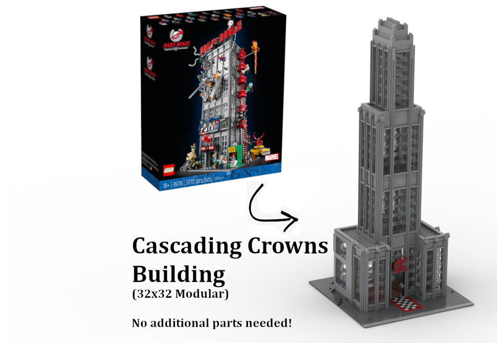 Lego Cascading Crowns Building