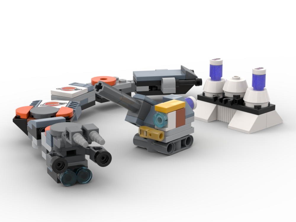 Lego Mechanized Snake Drill Borer