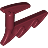 Lego Tool Saw with Handle and Tooth / Dark Red