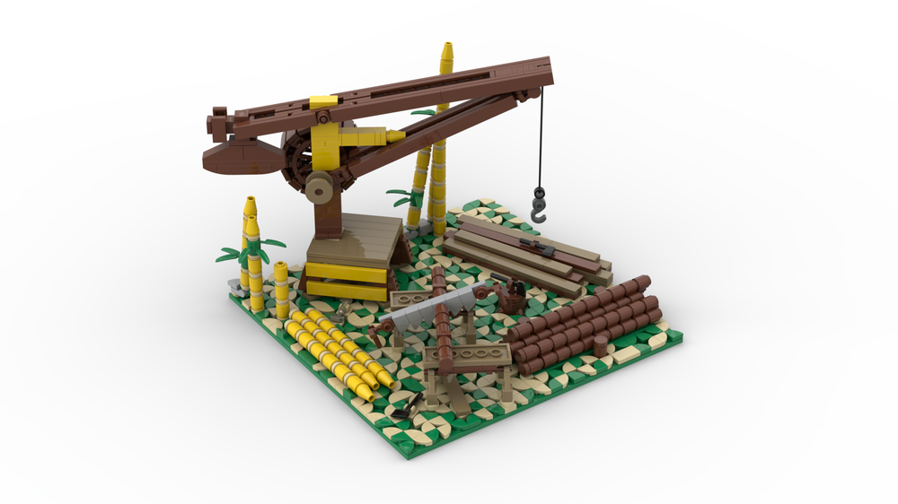 Lego Age of Empires - Lumber Camp (East Asian)