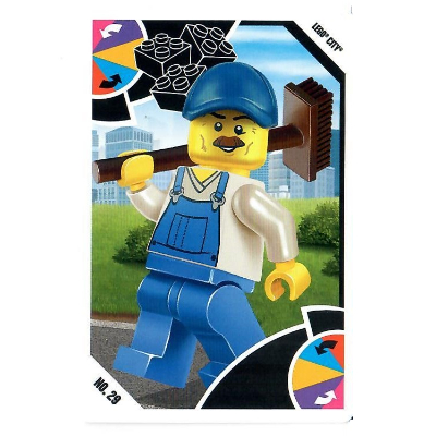 Lego Trading Card, Toys 'R' Us - City - Garbage Man