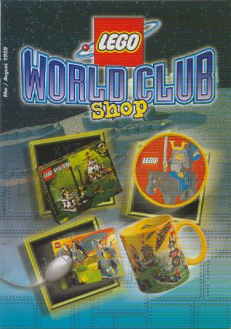 Lego 1999 Insert - World Club Magazine German - May/August (928.258-D)