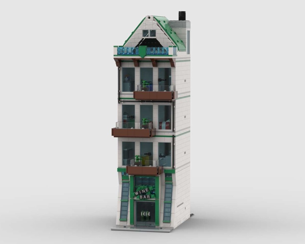 Lego Apartment Modular Building
