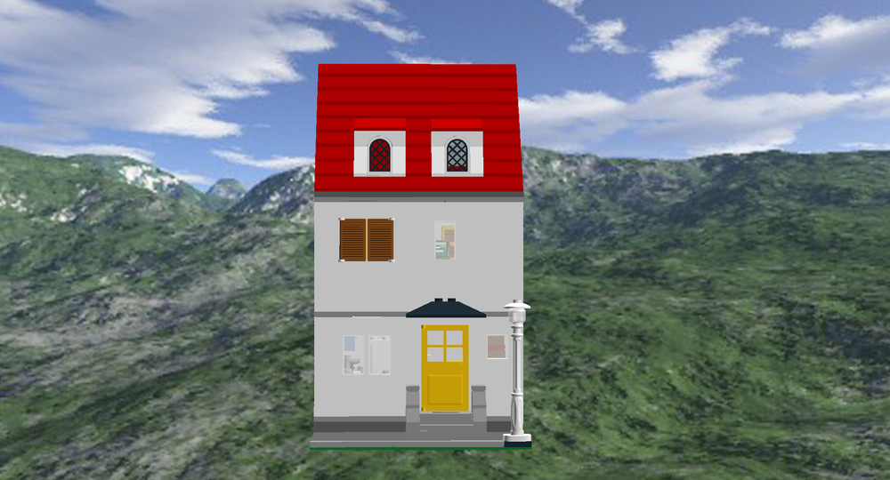 Lego Reihenhaus (Row house)