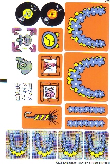 Lego Sticker Sheet for Set 3818-1