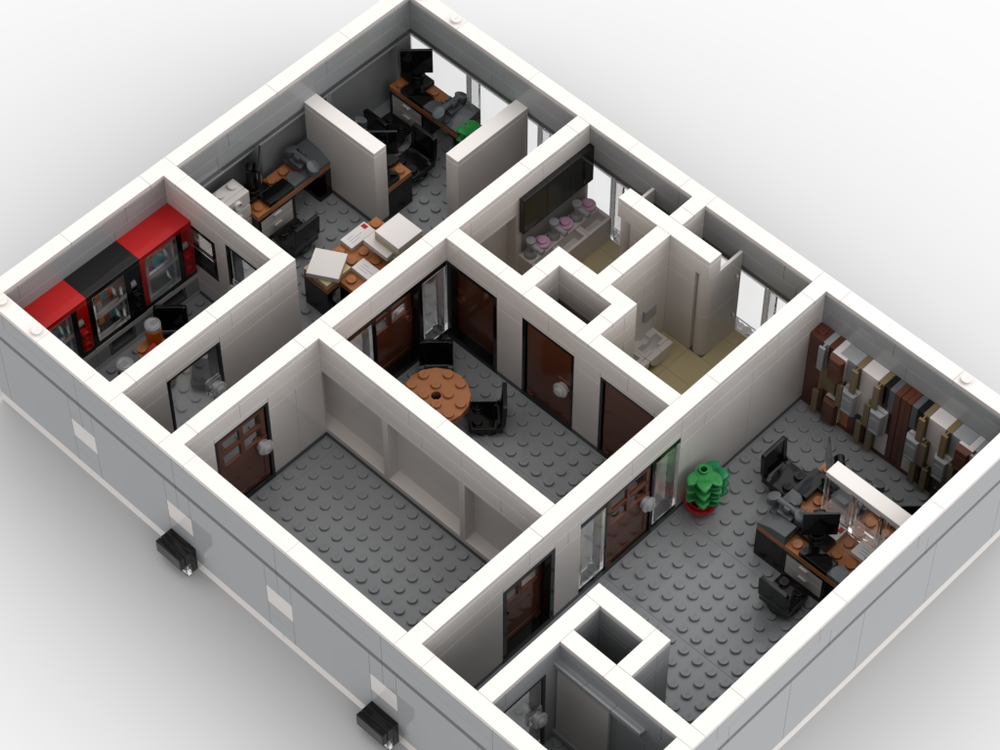 Lego Dunder Mifflin Annex Floor