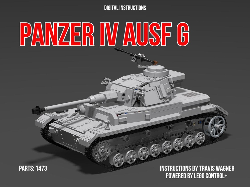 Lego 1/16 scale remote controled Panzer IV G
