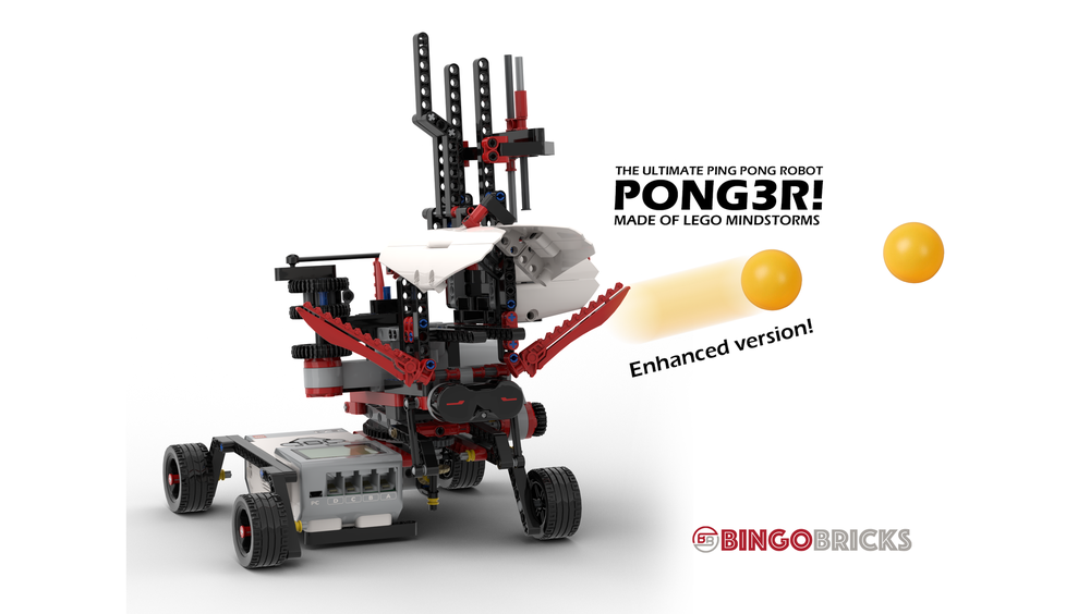 Lego PONG3R! - The ultimate ping pong robot!