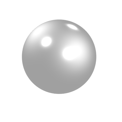 Lego Technic Steel Ball 18 mm / Chrome Silver