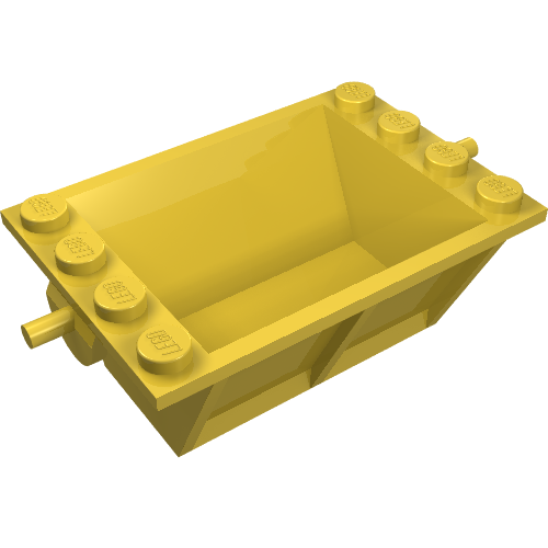 Lego Tipper Bucket 4 x 6 x 2 / Yellow