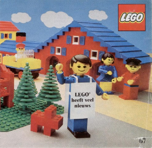 Lego 1977 Medium Dutch Foldout 67 (98762-NL)