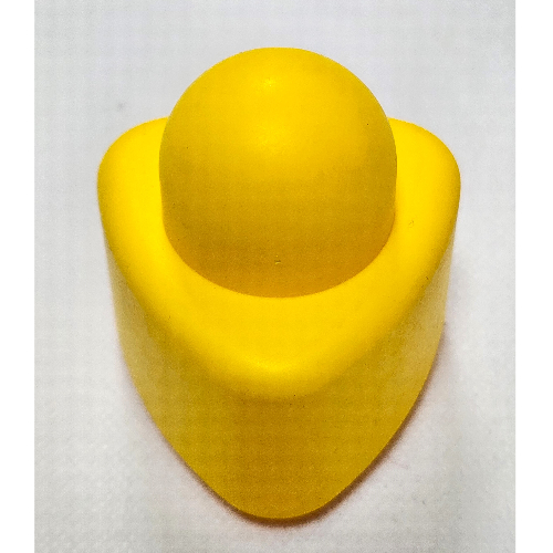 Lego Primo Brick, Triangle 1 x 1 / Yellow