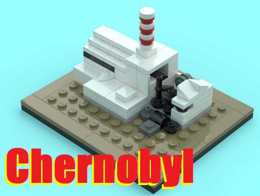 Lego Micro Chernobyl reactor #4