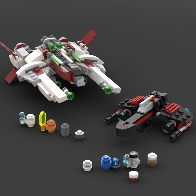 Lego The Yoda Chronicles: Jedi Scout Fighter + Jek-14 Stealth Starfighter