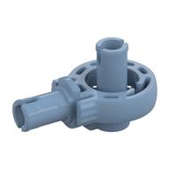 Lego Technic Rotation Joint Ball Loop with Two Perpendicular Pins with Friction / Sand Blue