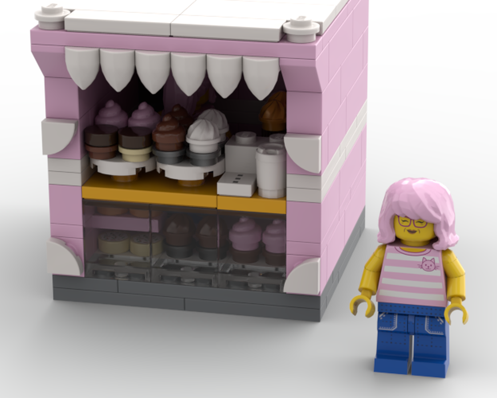 Lego Bake Shop Street Stall