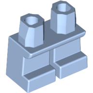 Lego Legs Short / Bright Light Blue