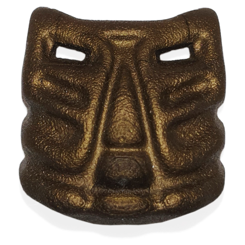 Lego Large Figure Mask Krana Ja / Flat Dark Gold