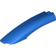 Lego Brick Round, Curved 10 x 2 x 2 with Rounded End Left / Blue