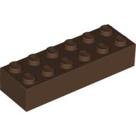 Lego Brick 2 x 6 / Brown