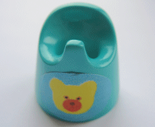 Lego Scala Baby Potty with Teddy Bear Head Pattern (Sticker) - Set 3152