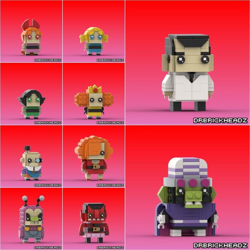 Lego PPG Brickheadz Bundle
