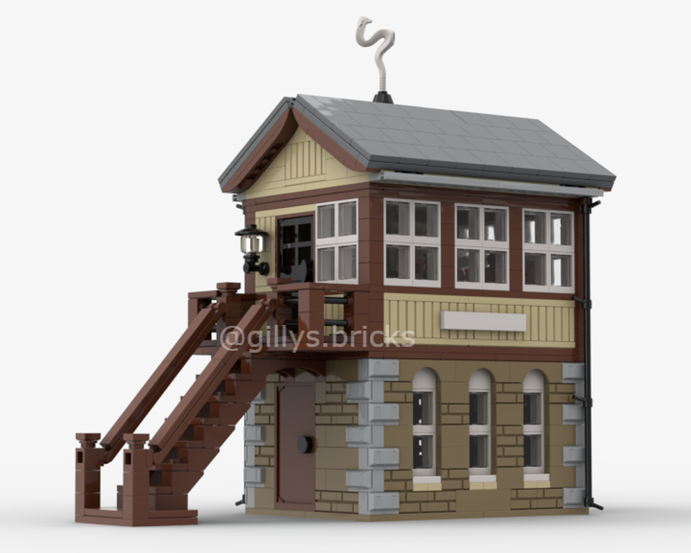 Lego GWR Signal Box (Detailed Interior)