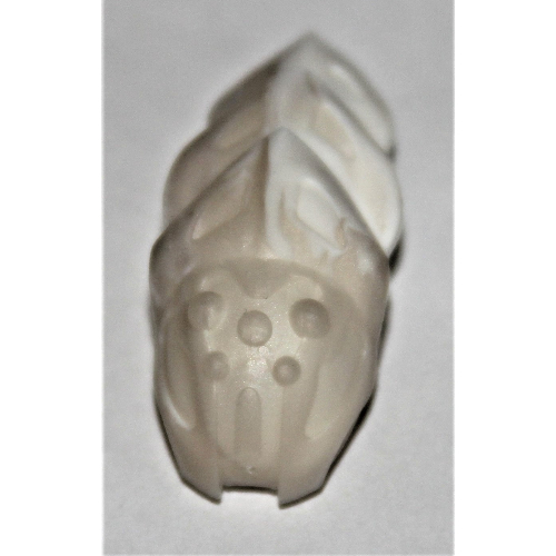 Lego Large Figure Accessory, Rahkshi Kraata Stage 4 with Marbled White Tail Pattern / Pearl Very Light Gray