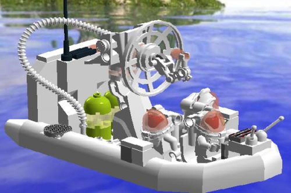 Lego Brain Control Hovercraft