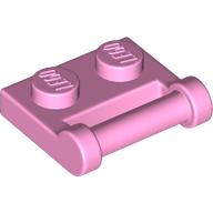 Lego Plate Special 1 x 2 [Side Handle Closed Ends] / Bright Pink