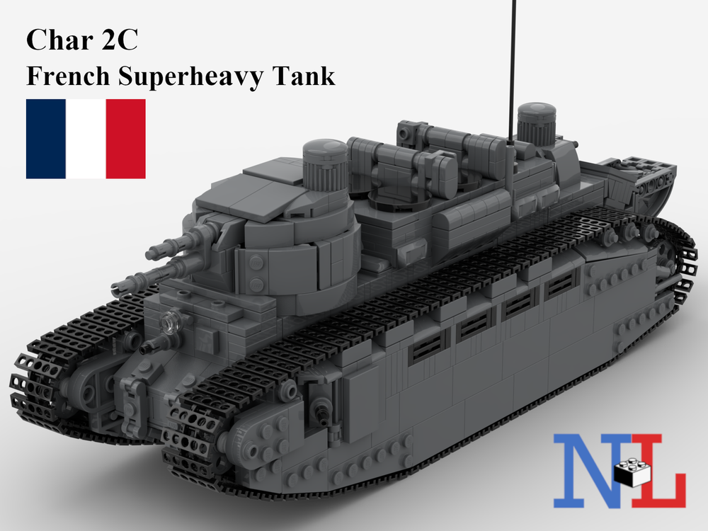 Lego WW1 Char 2C French Tank