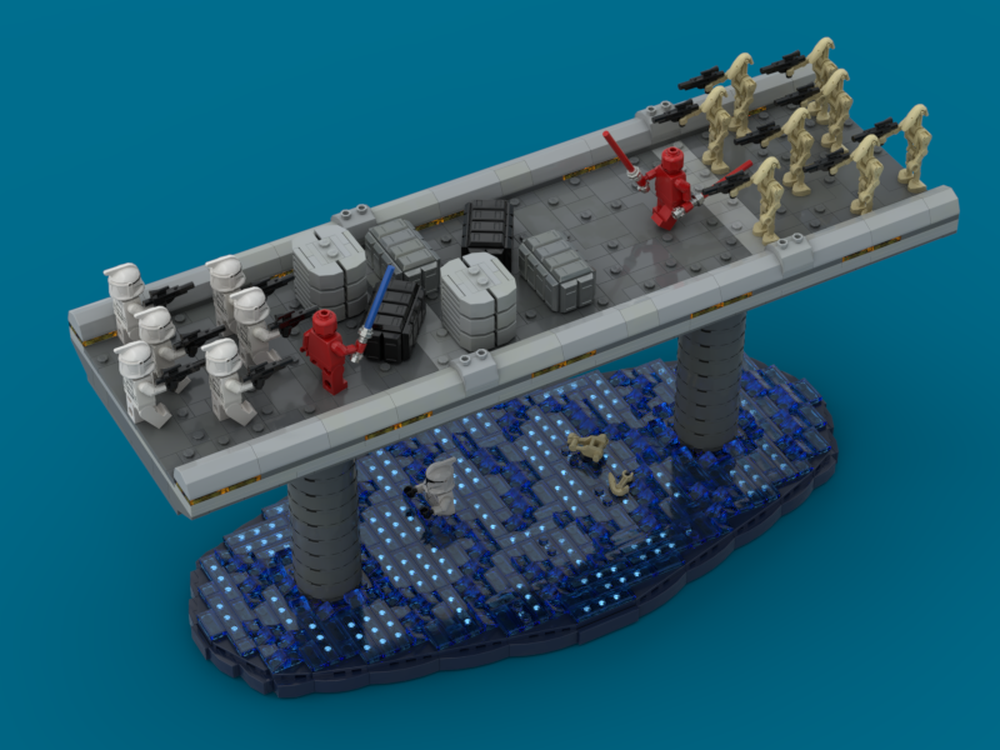 Lego Battle On Kamino Display