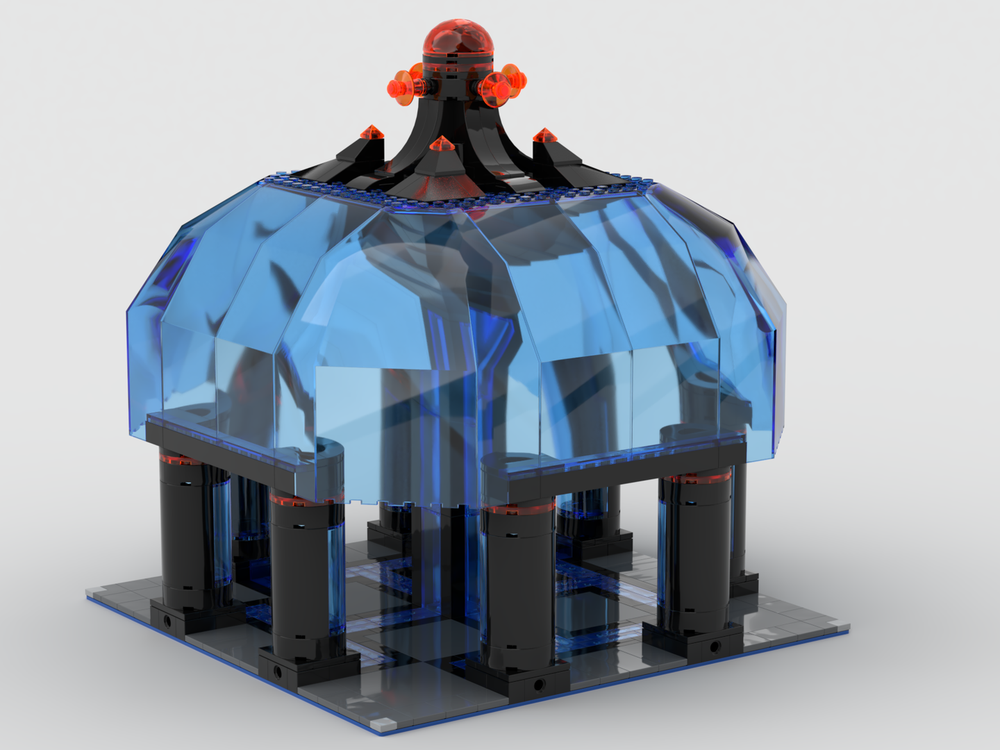Lego Blue Dome Square