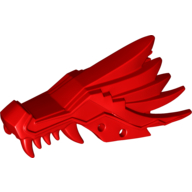 Lego Creature Body Part, Dragon Head Upper Jaw [Plain]