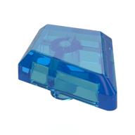 Lego Tile Special 1 x 2 Diamond Plain / Trans-Dark Blue