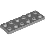 Lego Plate 2 x 6 / Light Bluish Gray