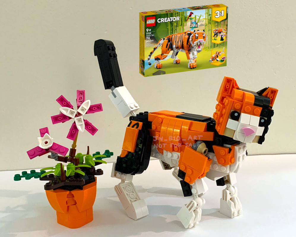 Lego Calico Cat - 31129 Majestic Tiger alt build