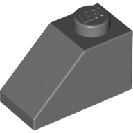 Lego Slope 45° 2 x 1 with Bottom Pin