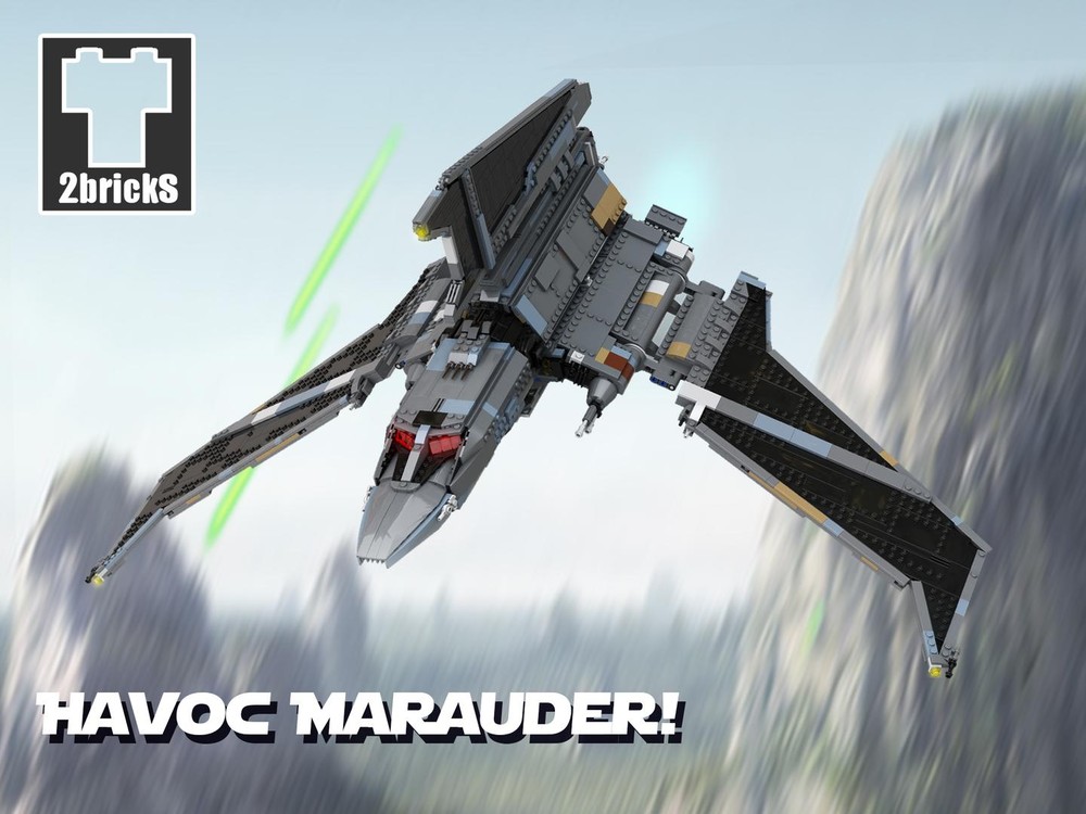 Lego Marauder (Bad Batch Shuttle) Ultimate Play-set Scale MOC